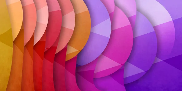 Abstrakter Hintergrund Mit Geometrischen Einzigartigen Mustern Und Schichten Heller Farben — Stockfoto