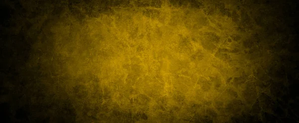 Oro Giallo Scuro Sfondo Antico Con Increspato Carta Increspata Texture — Foto Stock