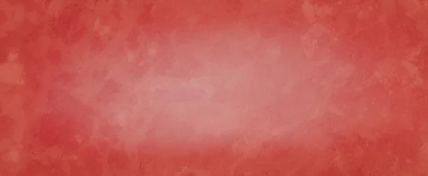 Абстрактный Темно Коралловый Красный Оранжевый Фон Раскрашенным Мягким Центром Старинной — стоковое фото