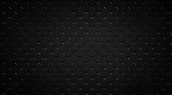 Abstrakter Schwarzer Hintergrund Mit Rautengittermuster Elegante Metallstruktur Dunklen Techo Design — Stockfoto