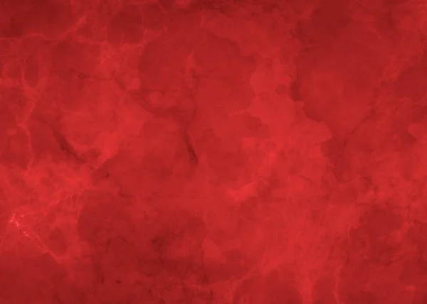Rode Textuur Achtergrond Gemarmerd Kerst Kleur Steen Illustratie Met Aquarel — Stockfoto