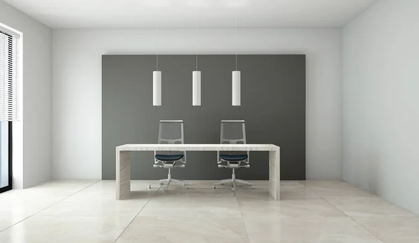 Rendering 3D interno ufficio — Foto Stock