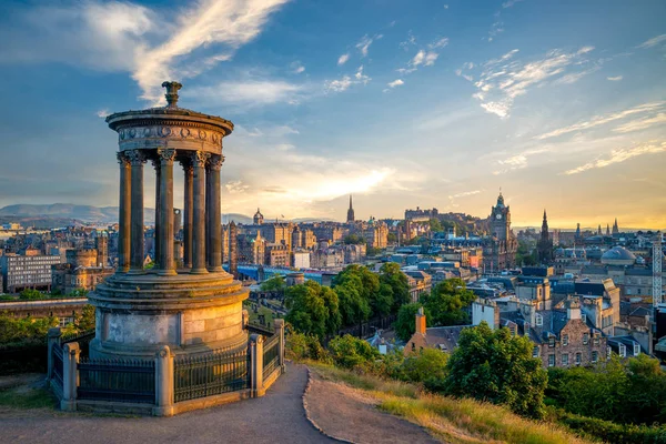 manzara calton Hill, edinburgh, İngiltere