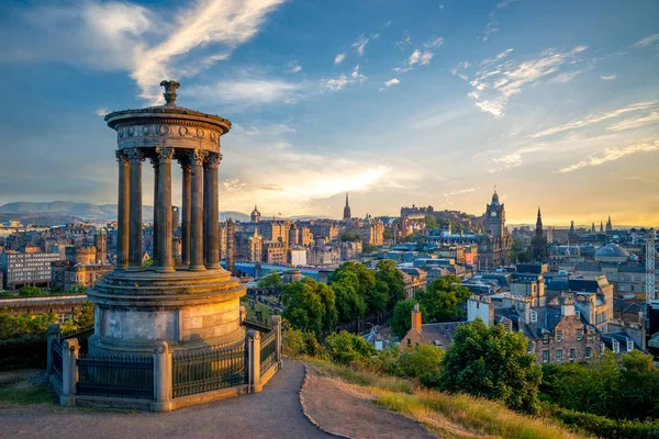 Landschap Van Calton Hill Edinburgh Verenigd Koninkrijk — Stockfoto