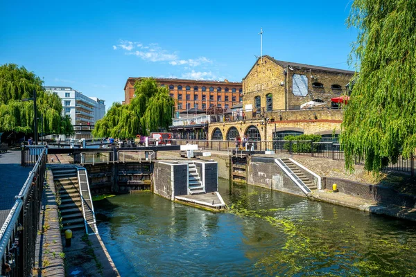 Landschaft Von Camden Lock London — Stockfoto