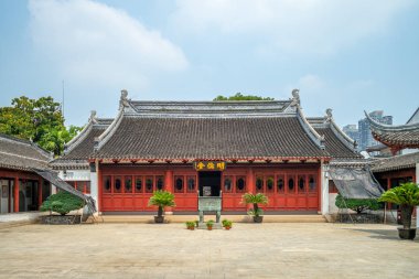 Minglun Hall of Shanghai Wen Miao Çin