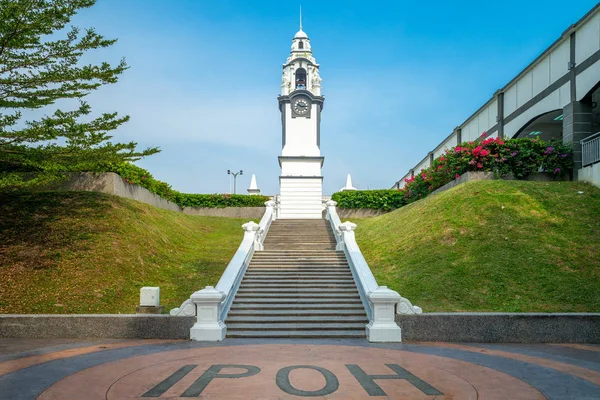 Birch Memorial Clock Tower Ipoh Malaysia — Stok Foto