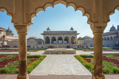 Has Mahal ve Anguri Bagh üzüm Bahçe, Agra Fort
