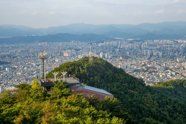 Deck Observação Parque Aspan Daegu Sul Coréia — Fotografia de Stock