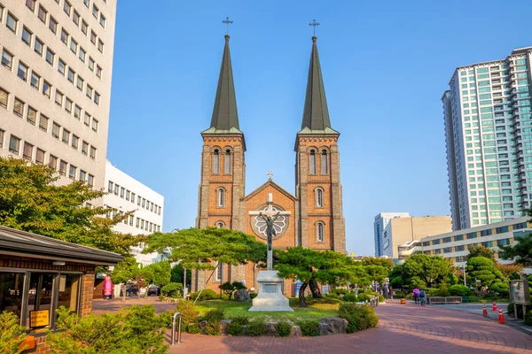 Unsere Dame Von Der Kathedrale Von Lourdes Daegu Südkorea — Stockfoto