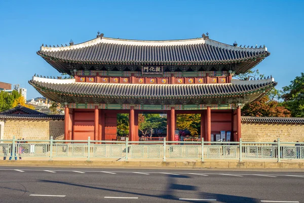 Donhwamun Puerta Principal Del Palacio Seúl Changdeokgung —  Fotos de Stock