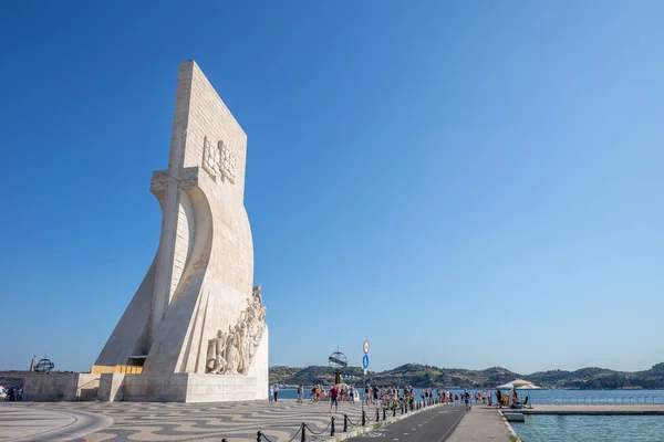 Tagus Nehri Kıyısında Keşifler Anıtı — Stok fotoğraf
