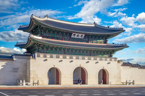 Gwanghwamun Puerta Principal Del Palacio Gyeongbokgung —  Fotos de Stock