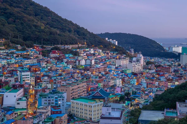 Beroemde Attractie Gamcheon Culture Village Zuid Korea — Stockfoto