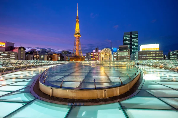 Skyline Nagoya Con Torre Nagoya Japón — Foto de Stock