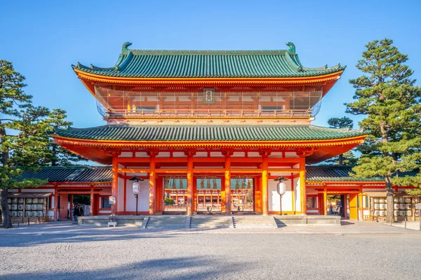 Otenmon Puerta Principal Del Santuario Heian Jingu Kyoto —  Fotos de Stock