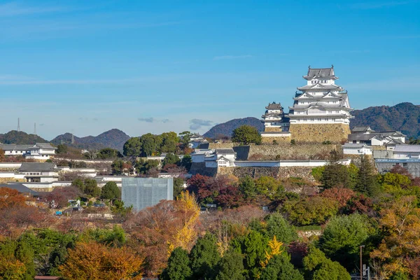 havadan görünümü himeji kale hyogo, Japonya