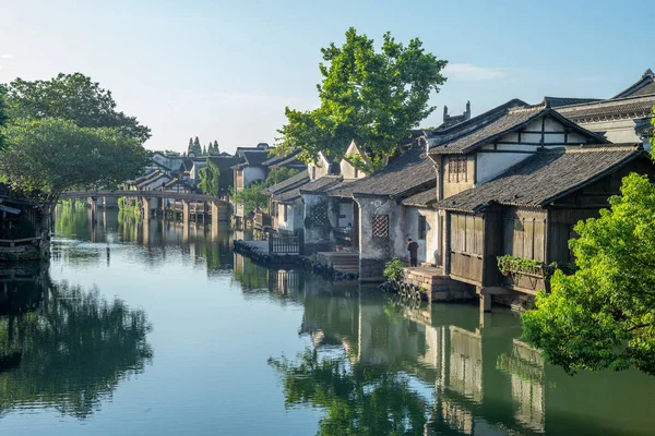 歴史的な風光明媚な町の風景 — ストック写真