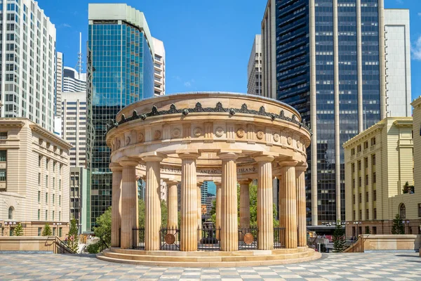 Anzac Piazza Stazione Centrale Brisbane — Foto Stock