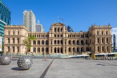 Brisbane, Avustralya - 22 Aralık 2018: Hazine Casino, casino Star eğlence grubu tarafından işletilen Brisbane