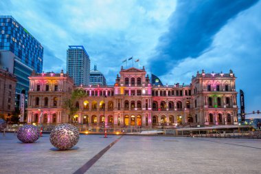 Brisbane, Avustralya - 22 Aralık 2018: Hazine Casino, casino Star eğlence grubu tarafından işletilen Brisbane