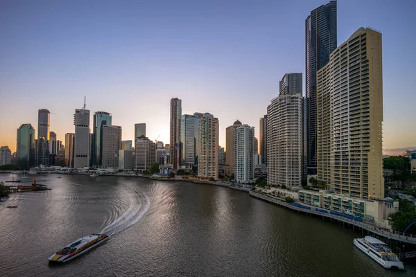 Brisbane Manzarası Queensland Avustralya Nın Başkenti — Stok fotoğraf