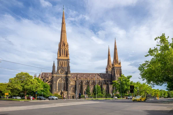 Собор Святого Патрика Мельбурне Австралия — стоковое фото