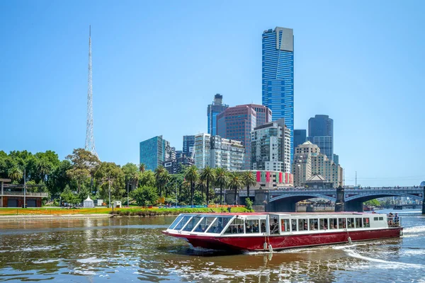 Crucero Por Río Yarra Melbourne Australia — Foto de Stock