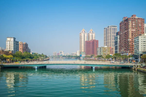 manzara sevgi Nehri Kaohsiung, Tayvan