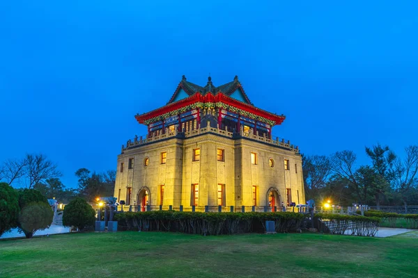 Juguang Turm Kinmen Fujian Bei Nacht — Stockfoto