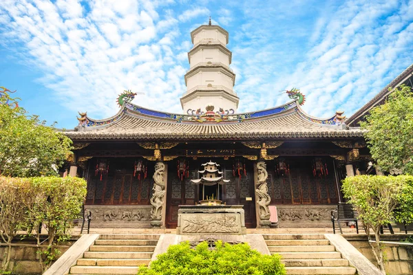 Пагода Dingguang Білий Напрямку Фучжоу Fujian — стокове фото