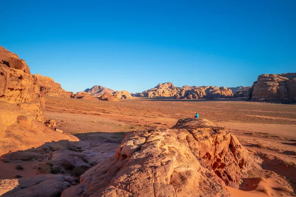 ヨルダンのワディ ラム砂漠 月の谷 — ストック写真