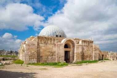 Emevi Palace adlı kale tepe Amman, Ürdün