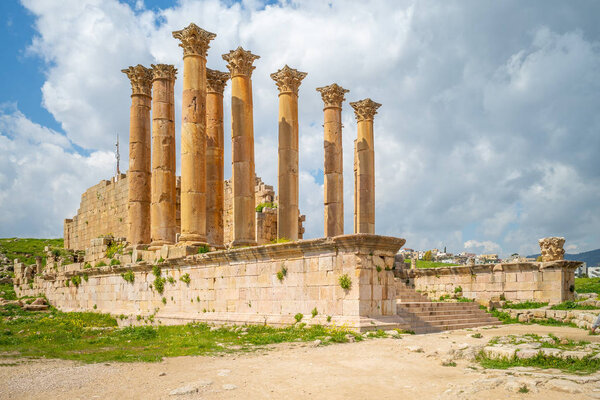 Temple of Artemis at Jerash, Amman, Jordan