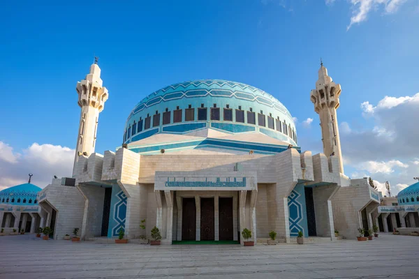 Mezquita Rey Abdullah Ammán Jordania — Foto de Stock