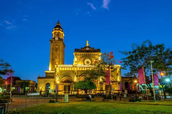 Kathedrale Von Manila Intramuros Manila Philippinen — Stockfoto