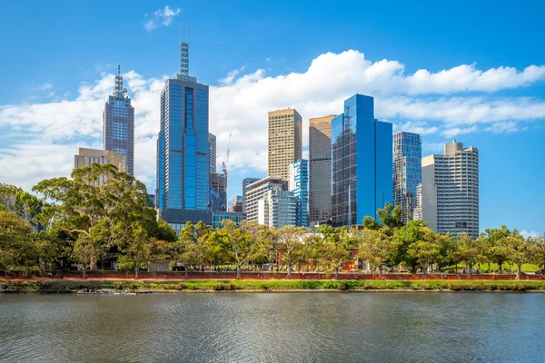 Melbourne City Affärsdistrikt Cbd Australien — Stockfoto
