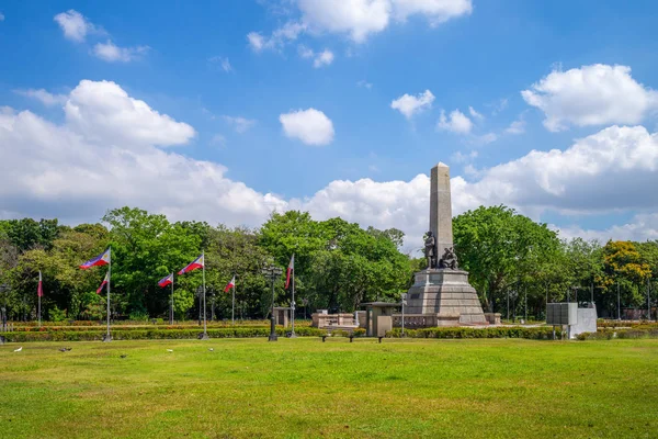 Парк Ризал Лунета Памятник Рисалю Маниле — стоковое фото