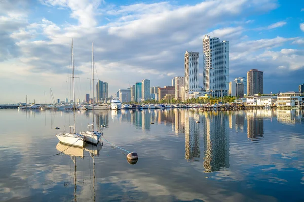 Hafen Von Manila Der Bucht Von Manila Philippinen — Stockfoto