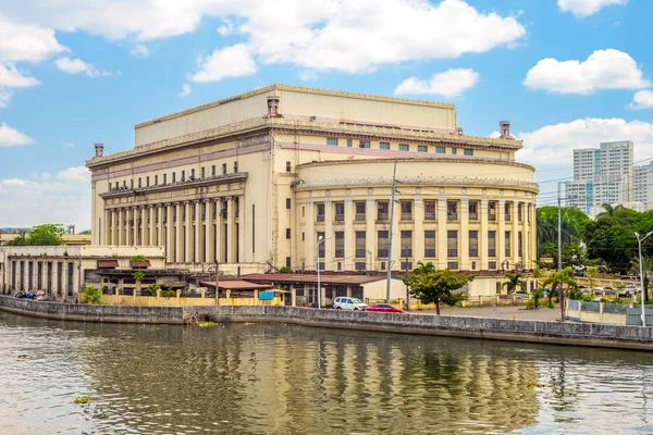 Budova Centrálního Poštovního Úřadu Manila Filipínách — Stock fotografie