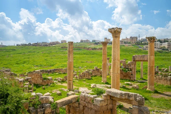 Kościół Świętych Kosmas Damianus Jerash — Zdjęcie stockowe