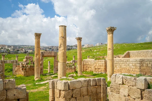 Iglesia Los Santos Cosmas Damiano Jerash —  Fotos de Stock