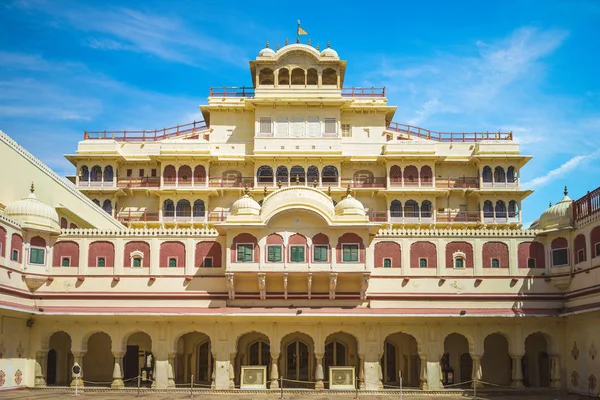 Městský Palác Jaipuru Rajasthan Indie — Stock fotografie
