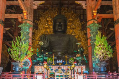 Büyük Buda (Daibutsu) todaiji, nara, Japonya