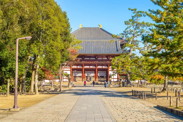 Mittleres Tor Von Todaiji Nara Japan — Stockfoto