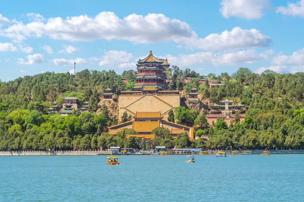 Langlebigkeit Hügel Sommerpalast Peking China — Stockfoto