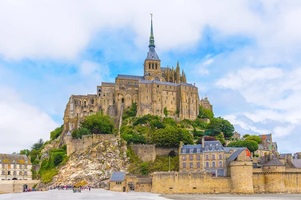 Mont Saint Michel Normandië Frankrijk — Stockfoto
