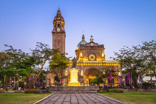 마닐라 대성당 Intramuros Manila Philippines — 스톡 사진