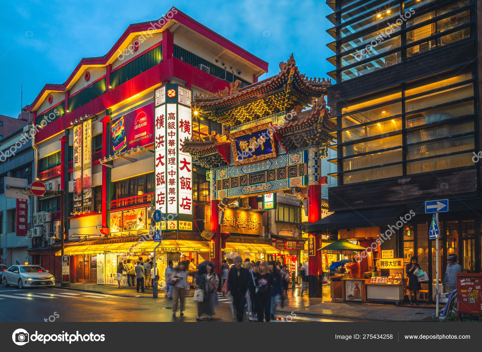 Yokohama Japan June 19 Yokohama Chinatown Largest Chinatown Japan Developed Stock Editorial Photo C Richie0703