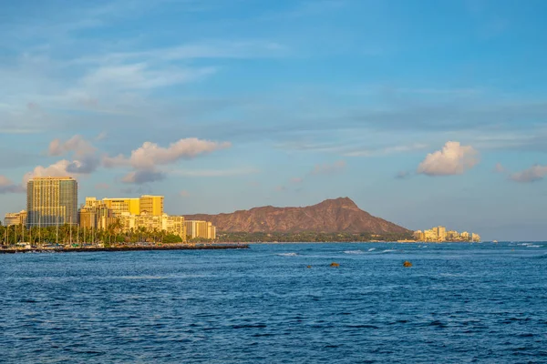 Stadtbild Von Honolulu Auf Der Insel Oahu Hawaii — Stockfoto